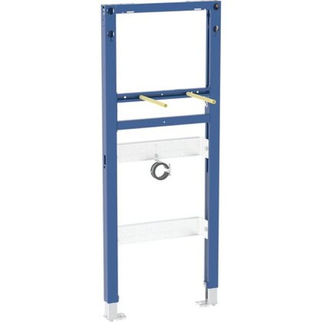 Waschtischelement Geberit
Duofix, Montagerahmen, schmale
Ausführung, Breite 44 cm
Höhe 112 cm
für Einlochmischer
für Wasserzählerstrecke - Füsse verstellbar
2 Gewindestangen M10