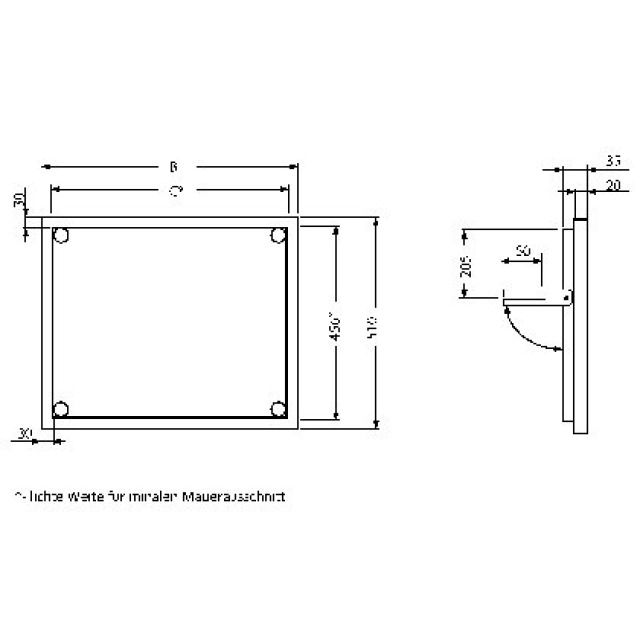 FLIESENTUERE ZU ALDA-LINIE
TYP 2