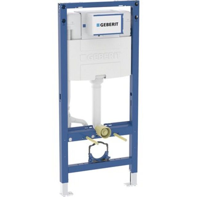 Elemento Geberit Duofix WC sospeso
Omega, Altezza 112cm Larghezza 54cm
Cassetta di risciacquo da incasso
azionamento dall_alto o frontale
Valvola regolazione 1/2" laterale
o dietro a sx, piedini regolabili - Telaio di montaggio, Tubo isolante
per tubo di alimentazione acqua
Geberit AquaClean
Sporgenza ma...