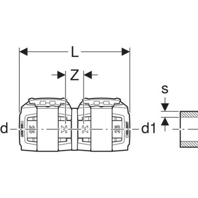 FFIT Racc altri sist 620.712 D=20-20MM
FLOWFIT Racc ad altri sistemi
620.712 D=20 D1=20