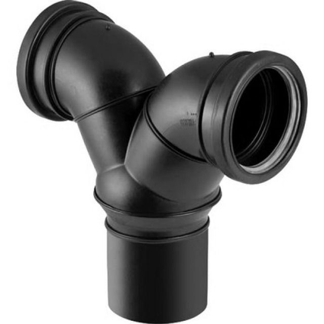 SILENT WANDKLOSETT-DOPPELBOGEN
308.923 180°     90 / 90 MM