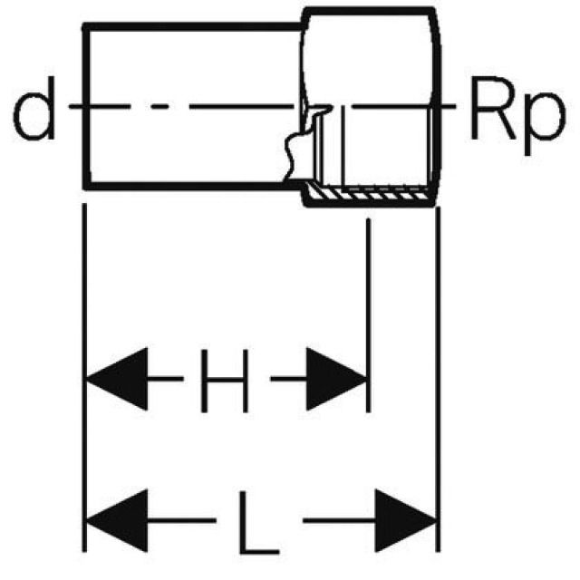 MPF-H SS MANICOTTO MISTO CON
FIL.FEMMINA E COD.INNESTRARE
21922          1/2" - 108 MM