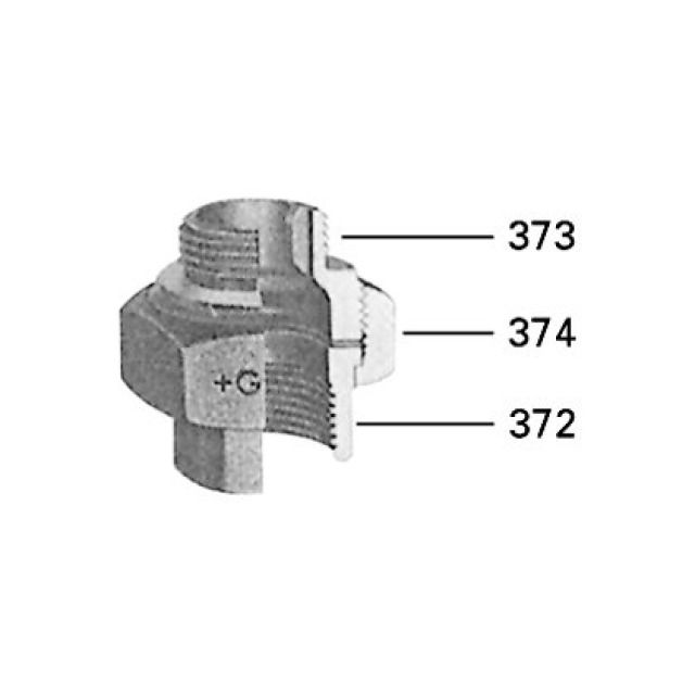 bocchettone a sede piana
NERO 332
1 1/4 - 22