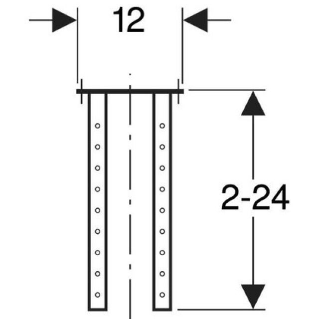GEBERIT supporto di montaggio
388.132