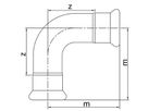PROFITEC PRESSINOX CURVA 90°, Fig. 03