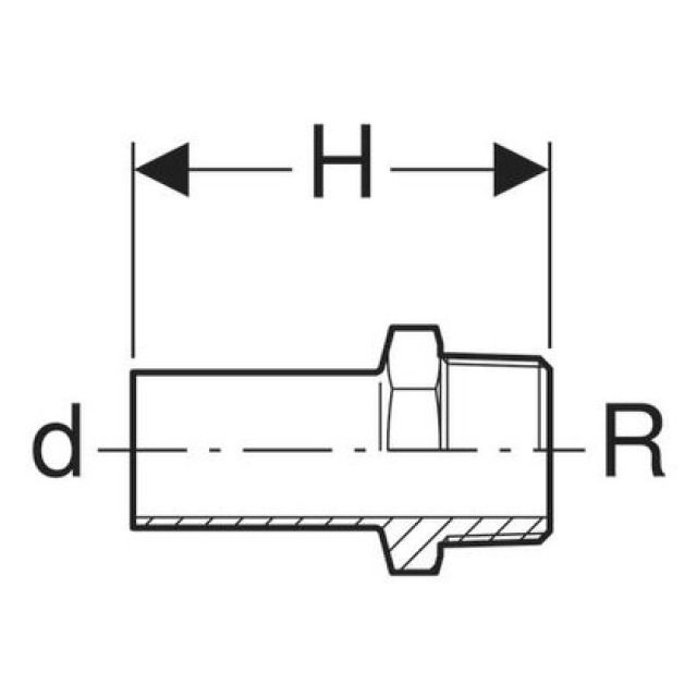 MPF UEBERGANGSNIPPEL STECKENDE
21931             1/2" - 12 MM