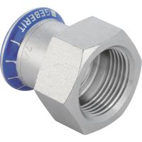 Geberit Mapress Pezzo adattatore acciaio inox con filetto femmina