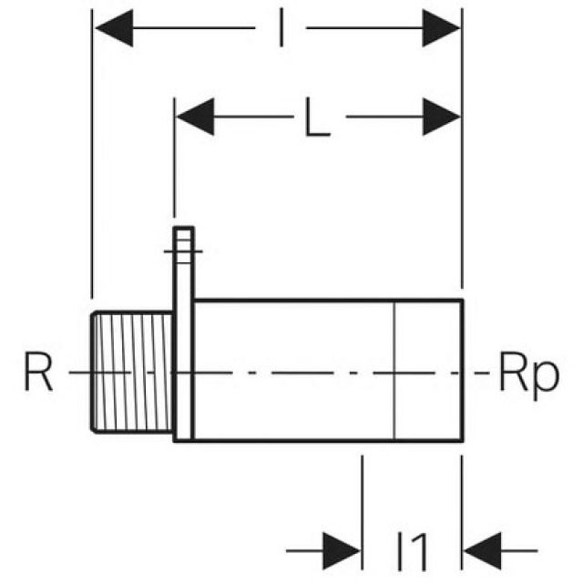 MEPLA allacciamento diritto
filetto maschio MepFix 602.283
d 1/2"