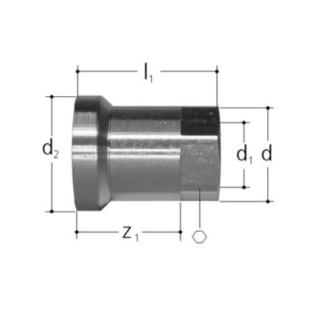 SANIPEX MT inserto racc. FF
4697.210
3/8" - 26 mm