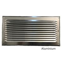 Griglia di protezione dalle intemperie per canale piatto