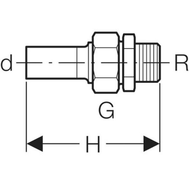 MPF-S bocch.svitabile maschio
codolo da innestare 35400
d 1/2" - 15"