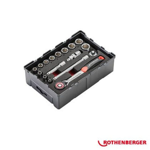 17-TLG.
6-KANT-STECKSCHLÜSSEL-SET 1/4"