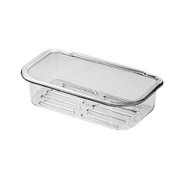 Bacinella portasapone
BODENSCHATZ, materia sintetica
trasparente, per corrimano
Colori: senza colore