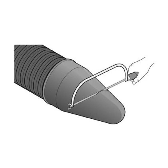 KONISCHE ENDKAPPE 200 MM
SCHWARZ