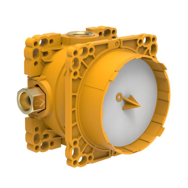 CORPO AD INCASSO SIMIBOX LIGHT
UP, 1/2", PER MISCELATORE DA
BAGNO, DA DOCCIA E PER LAVABO
UP, SENZA RUBINETTA D`ARRESTO