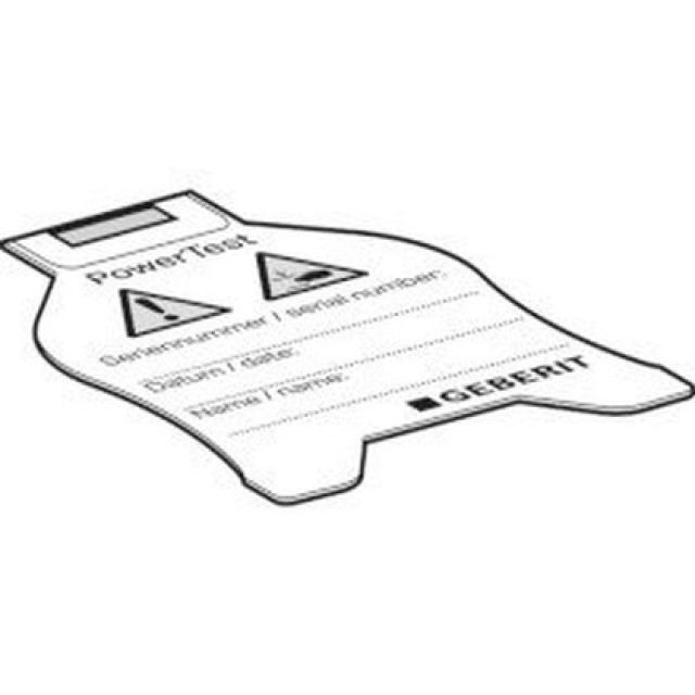 Geberit PowerTest, 690.493
per ganasce a morsa prive
di manutenzione