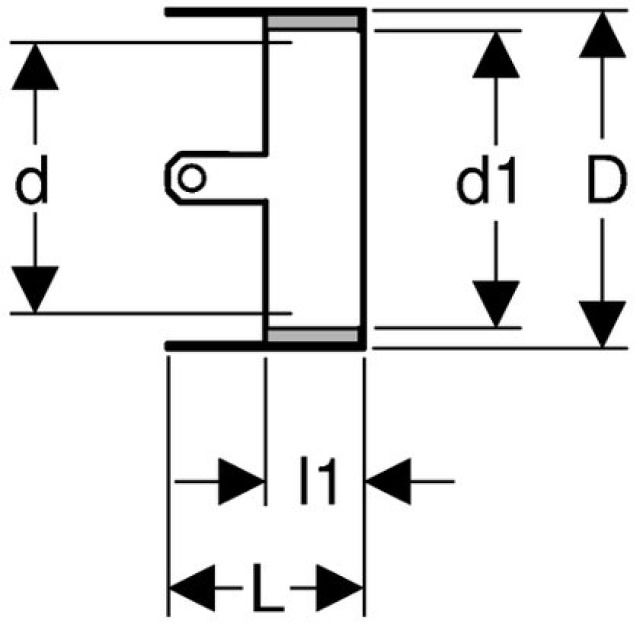 COLLARE ANTINCENDIO GEBERIT
RS90 PLUS EN   348.302.00.1
D=90MM, D1=96MM