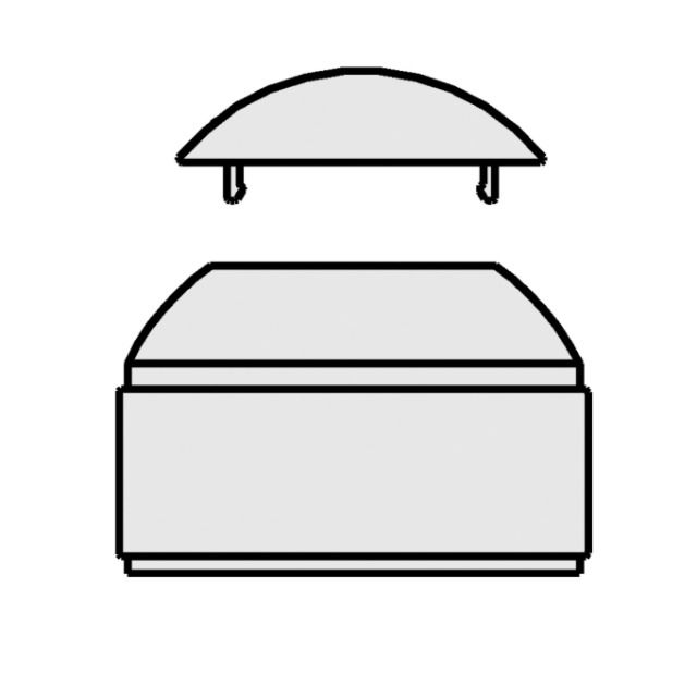 Set di decorazione VARIO
con anello decorativo e
calotta, per miscelatore MILOR
a partire dal 1999
Colori: cromato