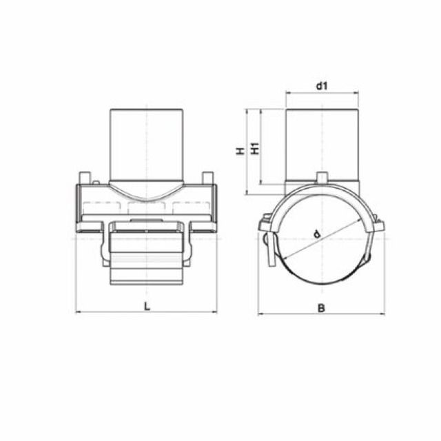 PLASSON Collare di presa
9580 315x90 MM