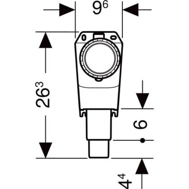 Geberit HS01 Hygienespülung
mit Batterie, G=1/2", d=50mm