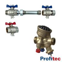 Set di contatori di calore Profitec orizzontale incl. IMI TA Compact P