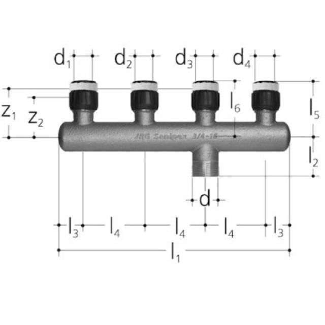 SANI MT dis.sot.m. 4 part. 3/4
4645.100
16 - 16 - 16 - 16 mm