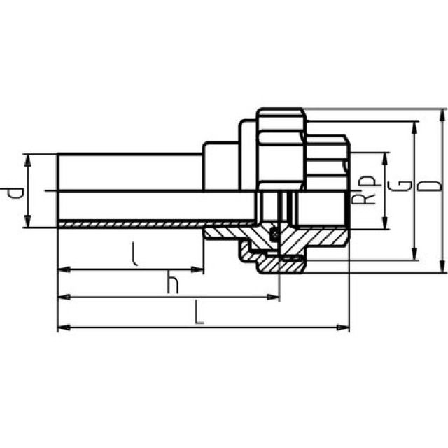 GF INSTAFLEX bocch. el. sal.
filetto femmina 6221
d= 16 mm - 1/2"