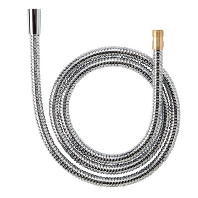 Tubo metallico rinforzato
130 cm, 3/8" x 1/2", per
doccia estraibile MILOR
Colori: cromato