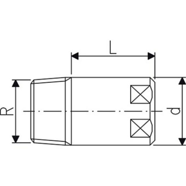 GF INSTAFLEX tappo lungo
3/4"
Bronzo rosso senza piombo