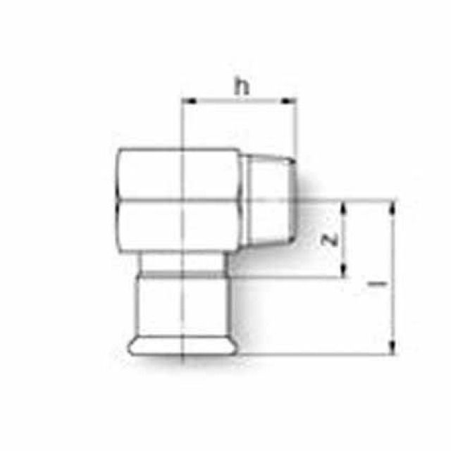 PRO STE gom. fil.est 90°
385102015    1/2" - 15 mm