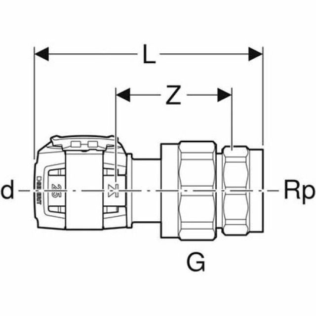 FLOWFIT RACCORDO PASSAGGIO FF
620.606   D=63  RP=2"