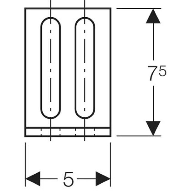 GIS squadretta di fissaggio
461.002