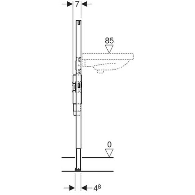 DUOFIX elemento per lavabo
sifone ad incasso 111.475
tipo 112