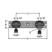 con isolazione fonica, PN 6, Bronzo CC246E, materiale sintetico