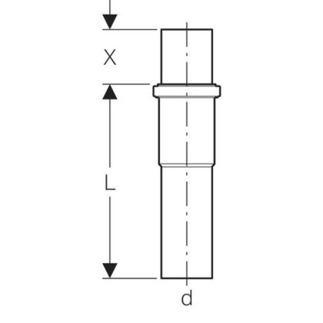GEBERIT pezzo di dilatazione
370.701
d 200