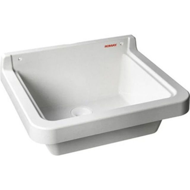 Lavatoio ROCLASSICO 74
74 x 52 cm, materia sintetica
piletta a tubo 1 1/2" dietro
al centro
Colori: bianco marmoreo