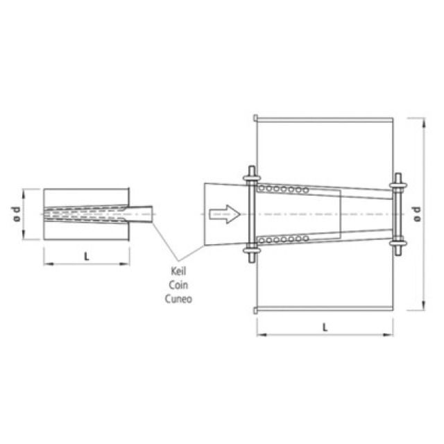 HAWLE INOX-STUETZHUELSE F. PE
4538        S-8          90MM