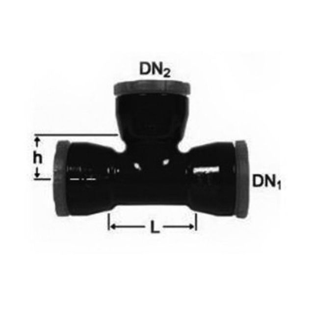 VR tee innesto vite
3 bicchieri DUCPUR 2356
DN 200 - 100