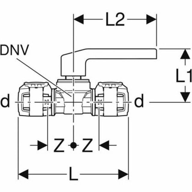 FLOWFIT VALVOLA A SFERACON
619.854   D=40
LEVA DI COMANDO