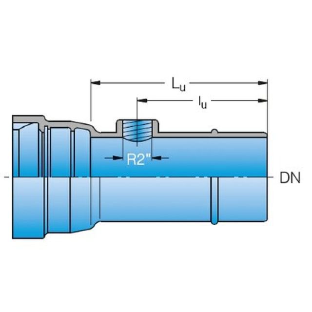 DUKTUS giunto bicchiere BLS
tipo A
2" VRS-T DN 200"
