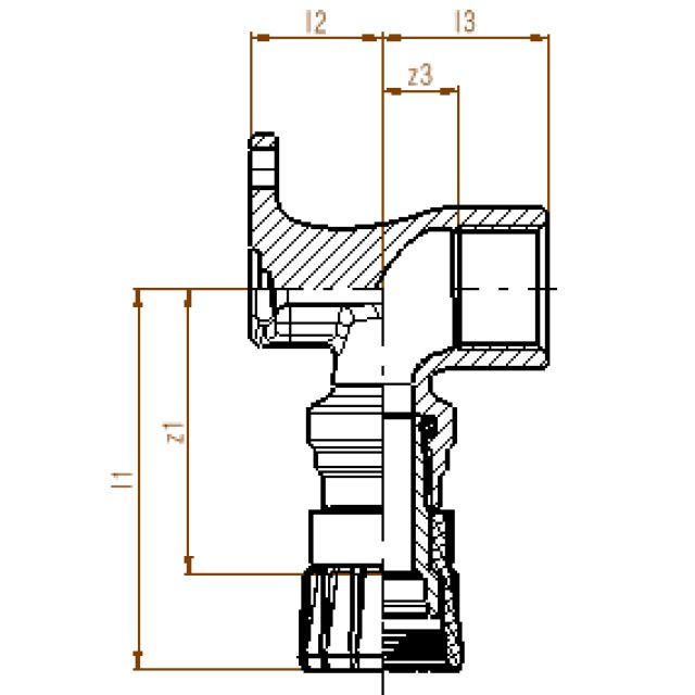 Sanipex MT Armaturenan.einf.16x1/2"
4613.150 bleifrei mit loser Mutter
M22x1.5