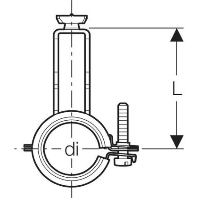 GIS set fissaggio per distr.
curvato 653.493