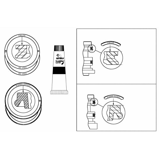 Set di manicotti
per miscelatore lavello SWAP
Colori: senza colore