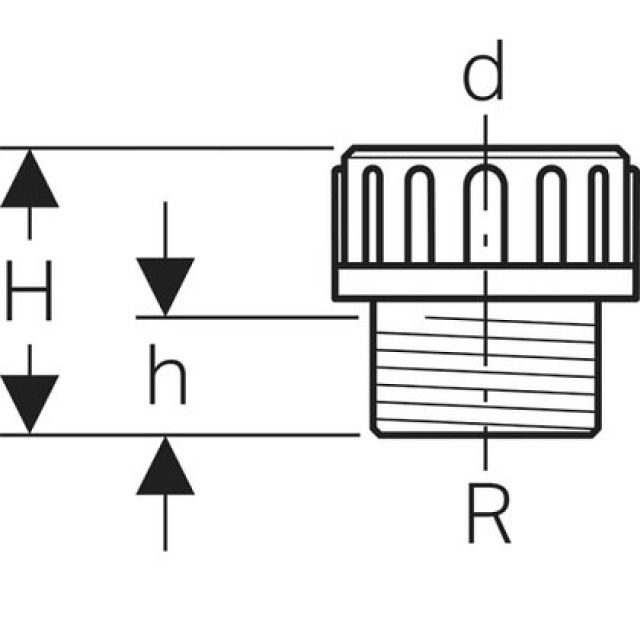 GEBERIT bocchettone con dado
M 359.309 d 50 - 1"1/2"
