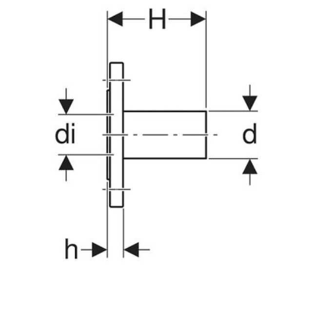 Flangia acciaio inox
33749  PN 10/16       76 MM
con terminale maschio