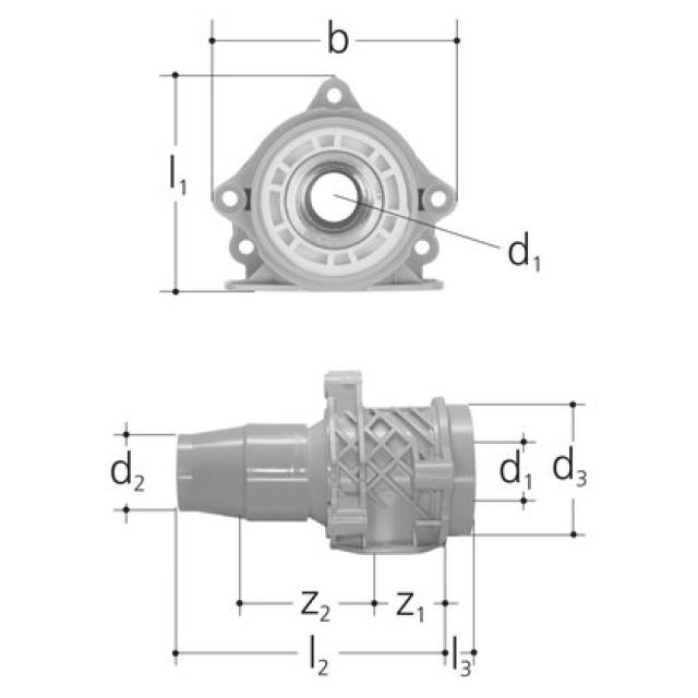 SANIPEX scatola diritta
5401.1    1/2" - 16 mm