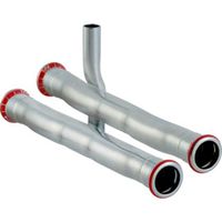 Set raccordo a T Mapress acciaio-C per ritorno