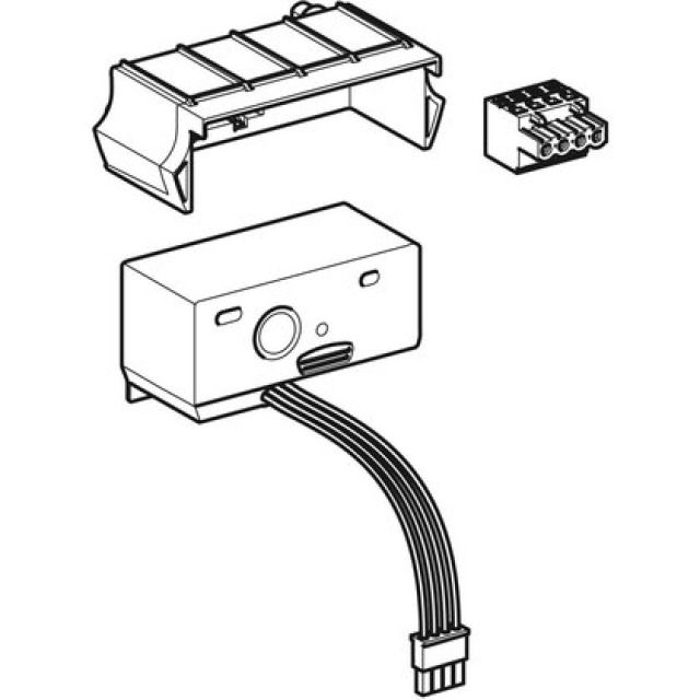 Geberit Buskonverter für
UP.Urinalsteuerungen und
Waschtischarmaturen mit
Funktionsbox, zur Montage in
Geberit Rohbausets für
UP-Urinalsteuerungen