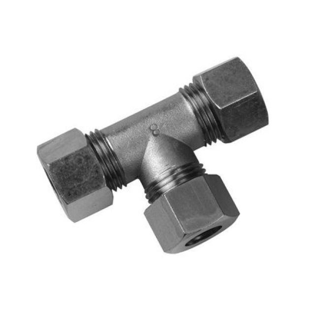 AF T-SCHRAUBVERBIND. MESSING
263.050.006 VERNICKELT    6 MM