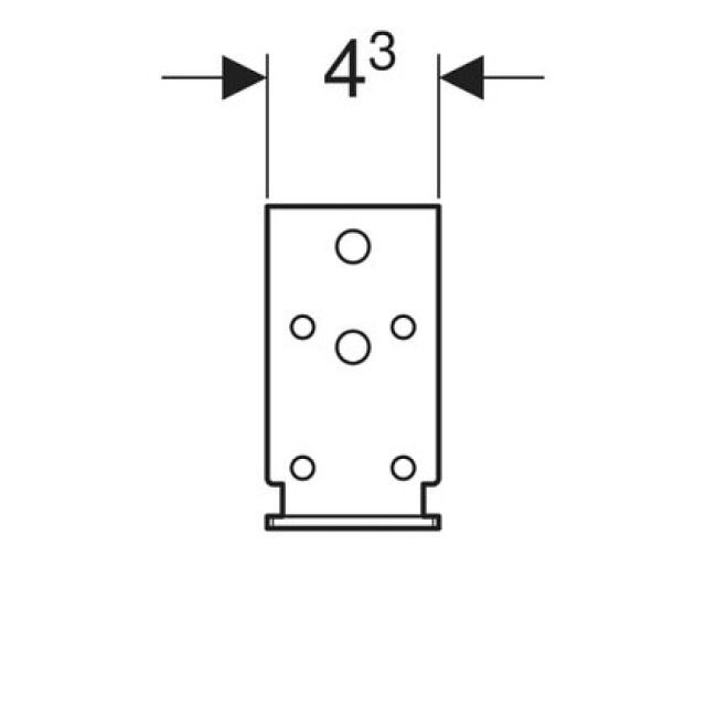 DUOFIX squadretta del sistema
111.846